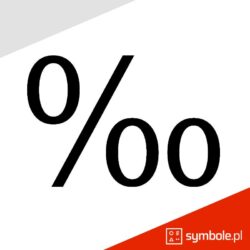 symbol promila