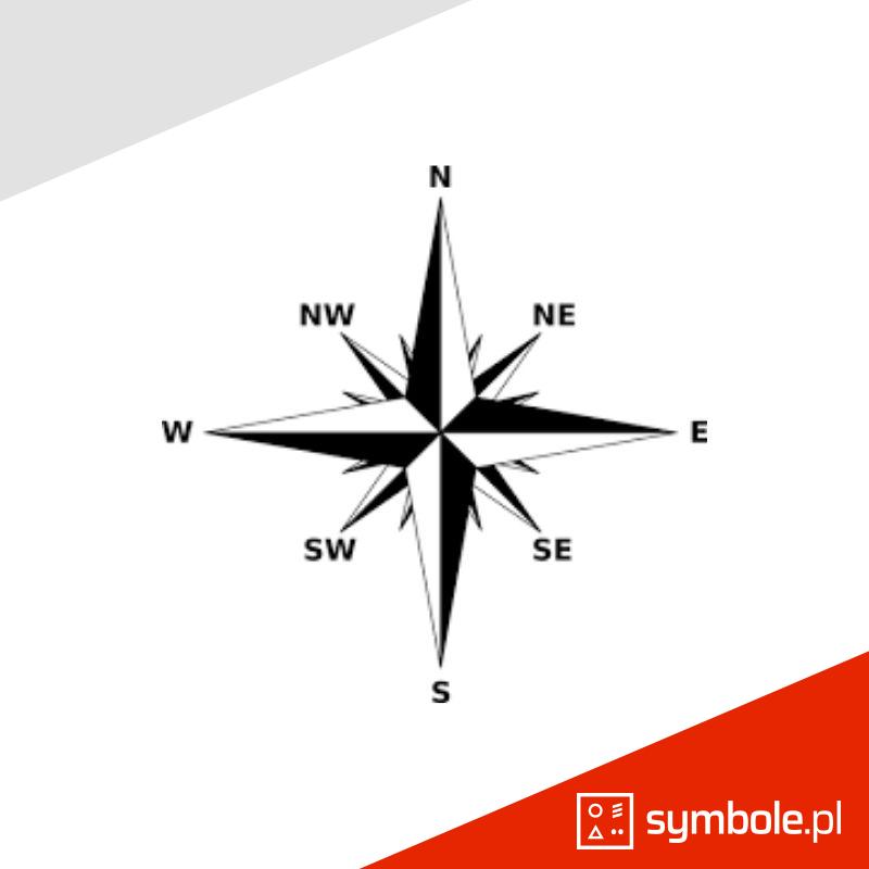 symbol róży wiatrów