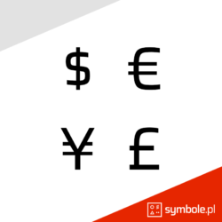 symbole walut