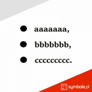 symbol dot