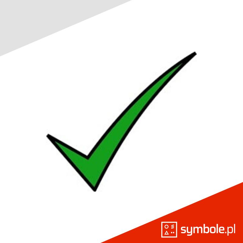 tick symbol, znak wyboru
